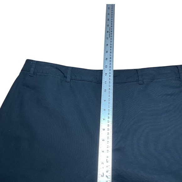 OLD NAVY Cotton Spandex Blend Black Wide Leg Cropped Pants 4 Pocket US Sz 14 - Picture 6 of 9